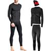 Risalti Tuta Termica Uomo Invernale Energy - Completo Maglia Termica Uomo e Calzamaglia con Scaldacollo Omaggio, Intimo Seamless, Traspirante e Termoregolante - Made in Italy