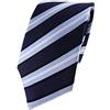 TigerTie Cravatta Uomo a Righe Blu Blu, Blu - Blu, Taglia unica