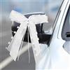 Favengo 30 Pezzi Nodo Auto Matrimonio Bianco Decorazione Auto Matrimonio Nozze Fiocchi per Nastro Raso Auto Matrimonio Decorazione Auto Sedia Regalo Wedding Crania Bouquet