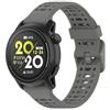 GIOPUEY Cinturini Compatibile con COROS Pace PRO/Pace 3/Apex PRO/2 Pro/46MM, Morbido Silicone Cinturino [Resistente all'Usura] [Traspirante] - Dark Grey