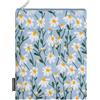 Dadanism 6-7 Custodia Protettiva Imbottita a Margherita Ricamata per Nuovo 7 Kindle Paperwhite e Kindle Colorsoft Signature Edition, Kindle Oasis E-Reader/6 Kindle 11ª Gen, Blu & Margherita Bianca