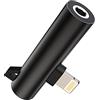 Kefiany Caricatore rapido per iPhone (2 in 1), AUX 3,5 mm, cavo di ricarica per cuffie da jack a Lightning adattatore per Apple MFI spina di alimentazione di rete rapido, accessorio per 14 13 12 11 Pro Max