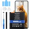 Elephantstory Batteria per Samsung Galaxy S21 SM-G991, 4000mAh Alta Capacità Batteria ai Polimeri di Litio EB-BG991ABY, con Kit di Strumenti di Riparazione