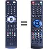 GOUYESHO Telecomando di ricambio per Clarke Tech C-Tech HD4100 HD5000 HD5100-C Set Top Box