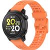 GIOPUEY Cinturini Compatibile con COROS Pace 2/Apex 2/42MM, Morbido Silicone Cinturino [Resistente all'Usura] [Traspirante] - Orange