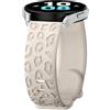 FYISWHO Cinturino Silicone per Garmin Vivoactive 6/5/3, 20mm Sport Bracciali Leopard Cinturini di Ricambio per Garmin Vivomove 3/Sport/Style/Luxe/Trend/HR,D2 Air X10/Bounce 2