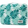 Kinmac Custodia protettiva a 360° resistente all'acqua per laptop con manico (foglia di olivier, 15-15,6 pollici)