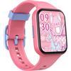 Parsonver Smartwatch per Bambini e Ragazzi, IP68 Impermeabile, Fitness Watch con Cardiofrequenzimetro, Monitor Sonno, 20 Modalità Sport, Contapassi, Ideale per bambini dai 6 ai 12 anni (Rosa, 1.69)