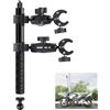 Ysislybin Supporto Moto per Insta360 x4 Action Camera, Moto Montaggio Kit Compatibile per Insta 360 X4 X3 X2 X RS GO 3, Rotazione a 360 Gradi Supporto a Doppia Pinza e Doppia Stabilità