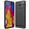 FanTing Cover per LG G8s ThinQ, Custodia Protezione in Morbida Silicone TPU, durevol, Anti Shock, Custodia per LG G8s ThinQ -Nero