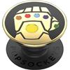 PopSockets PopGrip - Supporto e Impugnatura per Telefoni Cellulari e Tablet con un Top Intercambiabile - Enamel Infinity Gauntlet
