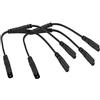 AAOTOKK Cavo CA IEC 320 a Doppio Splitter Y, 10 A 125 V Figura 8 Cavo Polarizzato CA Maschio da C7 a C8 per TV LED