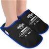 Hilph Pantofole per fascite plantare, confezione da 2 pezzi, per terapia di compressione caldo e freddo, in gel, per neuropatia del piede, piede diabetico, piedi gonfi, gotta