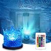 BIRBANN Lampade Aurora Boreale, Lampade Proiettore Bambini 16 Onde D'acqua A Colori Sfumati (con Telecomando) Per Camerette, Camere Per Bambini, Feste, Bar, Sale Giochi