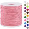 Uiopa Filo Nylon per Braccialetti 0,7mm x 120m Filo Braccialetti Fai da Te Cordone Perline per Collana, Bracciale, Creazione di Gioielli, Macramè, Artigianato