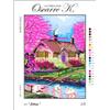 Oscarre K. gobelins Kit Mezzo Punto Croce Completo cm 30x40 (ricamo finito cm 22x30) Cottage
