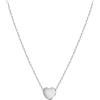 day berlin day.berlin Collana da Donna/Ragazza Heart a catena con cuore e ciondolo 45-50cm catena a cuore in filigrana in acciaio inossidabile, lunghezza variabile in 18k oro, 18k oro rosa e argento