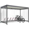 WSM Tettoia Köln con rastrelliera per biciclette modello 2500 XBF WSM