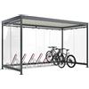 WSM Tettoia Köln con rastrelliera per biciclette modello 2500 XBF WSM
