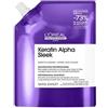 L'Oréal Professionnel Paris Keratin Alpha Sleek Refill Shampoo per capelli 500 ml