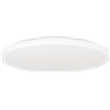 Eglo Rovito Plafoniera a LED, rotonda, con telecomando, per bagno, lampada da soffitto in plastica di colore bianco, luce bianca calda e fredda, IP44, diametro 39 cm
