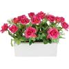 Flair Flower Fiore artificiale in scatola, 20 x 26 cm, rose artificiali, rose artificiali, piante artificiali, fiori di seta, decorazione per matrimoni, decorazione da tavolo, fiori di seta decorativi