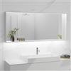 neoro n50 shelf specchio illuminato La: 160 cm, BN0841WM, n50 [Specchi > Specchi]