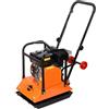 VEVOR Compattatore Piastra Vibrante a Benzina, Piastra Vibrante per Lavori di Pavimentazioni Paesaggistica Asfalto, Compattatore del Terreno 212 CC 6400 giri/min Area di Compattazione 53x40 cm