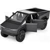MODVKVK Tesla Truck 1:32 modellino auto giocattolo camion con luce e musica, funzione di ritiro, in lega pressofuso, ottimo mini giocattolo per bambini dai 3 anni in su, e collezionista di auto (nero)