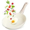 EvoFar Padella in ceramica, 28 cm, rivestimento antiaderente, per cottura a induzione, frittura frying pan