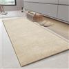 Cheerx Tappeto Bagno 70 x 120 cm, Tappetino in Microfibra, Tappeti in Gomma Antiscivolo Assorbente, Soffice Tappetini Doccia, Lavabile in Lavatrice, Adatto per Doccia, Bagno, Beige