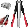 GBKDQQ Set di pinze per anelli Hog Ring, pinze automatiche per recinzioni con 500 anelli Hog, clipper per salsicce, pinze per anelli di sicurezza per gabbie per animali domestici, recinzioni per animali