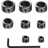 Cutiolly Stop Profondità Trapano,8pcs Punte Profondità Posizionatore,Anello di Profondità