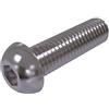 Keple M4 Viti 16mm (Quatntità da 25 pezzi Testa Bombata in Acciao con Filettatura Bulloni con Esagono Incassato Dientro di Testa per Burgola in Acciaio Legato Zincato 10.9 ISO 7380