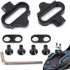 lurora2021 2 Pezzi Tacchette SPD Set di Pedali Tallone Bicicletta Tacchetti di Ricambio Attacchi Scarpe Bici da Corsa Tacchette per Pedali MTB per MTB Mountain Bike Ciclismo E Bici da Corsa