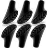 Herreicher Punte per Bastoncini da Trekking - Gommini per Bastoncini Walking Bastoncini da Trekking Accessori Trekking Walking Stick Caps per il Bastoncino Nordic Walking 10-11 mm (Nero, 6PCS)