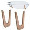 Enhanc3d Designs Supporto da parete Tavola da Surf - Rack da Surf - Gancio da Surf