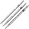 Target Darts Swiss Points, Fire Swiss Point - Set di 3 punte per freccette, 40 mm, argento | cambio punte per freccette, accessori professionali per freccette