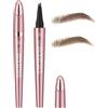 FIUTEKO Set da 2 Matite Matita Sopracciglia Waterproof, Microblading Pen per Sopracciglia Naturali e Definite Micro Eyebrow Pencil Impermeabile 3D Penna a Lunga Durata(Marrone Chiaro & Marrone Scuro)