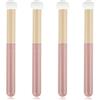 Teaaha Set di 4 pennelli da trucco in spugna per ombretto, spugna, applicatore per trucco, ombretto, asta per contorno occhi professionale, per donne e ragazze