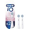 Oral-B iO - Set di 2 testine di ricambio originali per gengive sensibili, colore: Bianco