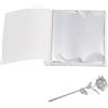 Cerioll Foglia Argento, Fogli Argentati, Imitazione Foglia d'Argento, Fogli Foglia Argento Imitazione, Foglia Argento Decorazione, Foglio Argento per Decorazione, Foglia Argento Imitazione (100 Pezzi,8 cm)