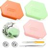 Celepoir 3 Pezzi Guida Magnetica per Macchina da Cucire, Multifunzionali Poligonali Magnetic Seam Guide, con Bobine per Cucire Macchina, Ripper Cucito & Pinzette, per Piegatura Precisa dei Bordi