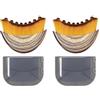 Nurvidis Lymphatic Contour Face Brush for Facial Massage, Rejuvenating & Depuffing - Manual Gua Sha Alternative for Jawline Lifting, Eye Bags, Double Chin & Neck Care (Brown-2pcs)