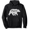 Mama Bear Indie Design Mama Bear Mothers Day Vintage Distressed Cool Bear Felpa con Cappuccio