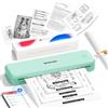 Phomemo M834 Stampante Portatile A4, Stampante Termica Portatili, Connessione Bluetooth e USB, Supporta Carta Termica A4 (210x297 mm), 80mm, per Smartphone e PC, Senza Fili, 300dpi