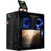 SUNFOUNDER Pironman 5 Pro Max Mini PC Case con touchscreen da 4,3 pollici per Raspberry Pi 5, Dual NVMe-RAID 0/1 NAS, fotocamera, microfono, audio, Hailo8, KI-LLMs ChatGPT/Gemini, ventola PWM, OLED (RPI5 non