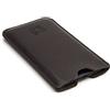Dockem Busta Executive per iPhone 11 Pro, XS, X (5.8 inch) - Pelle Vegana Premium Leggermente Imbottita con Fodera in Microfibra - Custodia Sottile [Marrone Scuro]