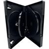 Dragon Trading 1 x Dragon Trading 5 Disc Nero M Lock CD DVD Blu Ray Disc Case per contenere 5 dischi con dorso da 26 mm e clip per opuscolo Na custodia esterna in plastica per intarsio opere d'arte