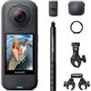 Insta360 X4 Air Pack Moto Multiview (Versione Ultimate) Nero grafite- Videocamera leggera 165g 8K 360, selfie stick invisibile, lenti sostituibili, prima registri poi inquadri.